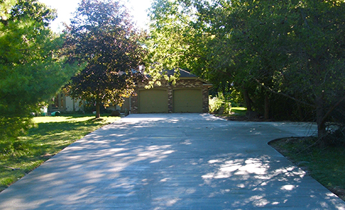 free standing garage slab