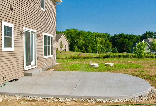 concrete basement block foundation