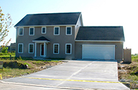 concrete driveway